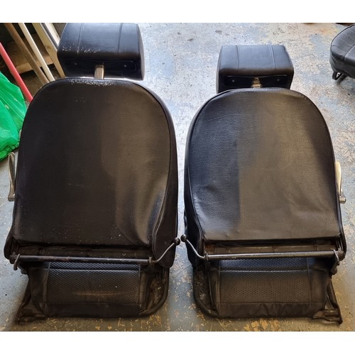 147 - Two pairs of MGB vinyl seats