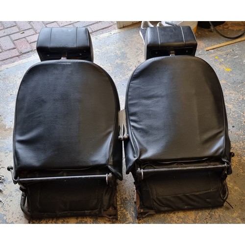 147 - Two pairs of MGB vinyl seats