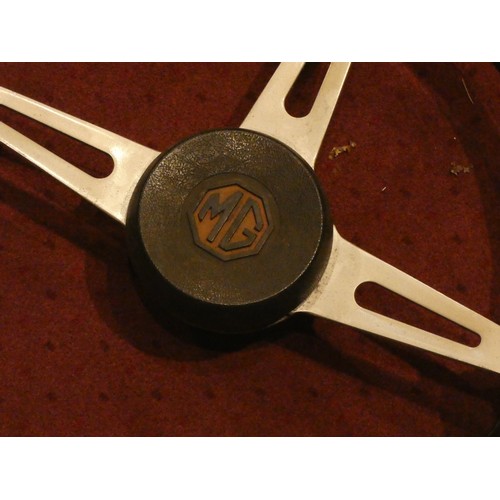 129A - Two MGB steering wheels