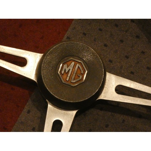 129A - Two MGB steering wheels