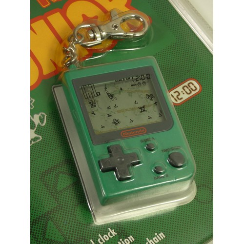 A Nintendo Game Watch, original packaging and un-opened. Made by Zeon Ltd for release in t