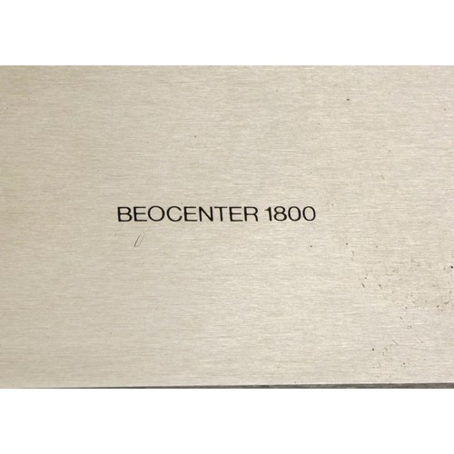 61 - A Bang and Olufsen Beocenter 1800 turntable c.1975, with a rosewood and teak case, together with a p... 