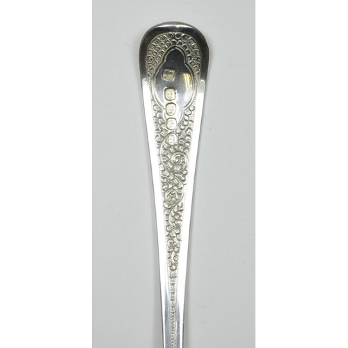 40 - A George III silver sugar sifter spoon, by Peter & William Bateman, London 1810, gilt bowl, probably... 