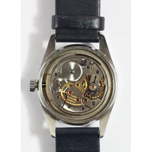 87 - Longines Silver Arrow, a manual wind stainless steel date gentleman's wristwatch, c. 1956, ref 9104-... 