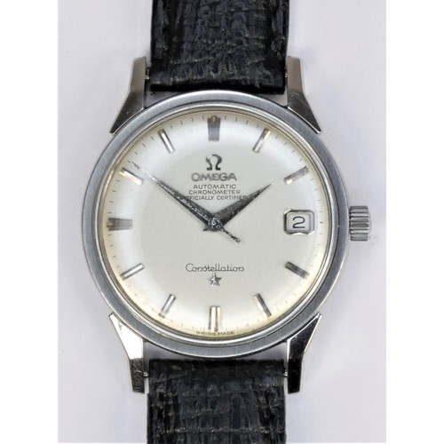 94 - Omega Constellation, a stainless steel automatic date 