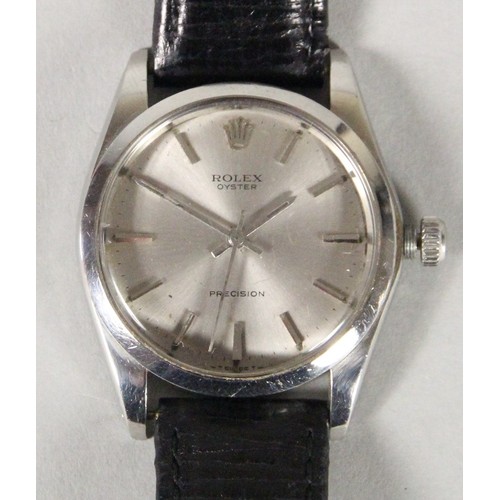 101 - Rolex Oyster Precision, a stainless steel gentleman's manual wind wristwatch, ref. 6426, circa 1970,... 