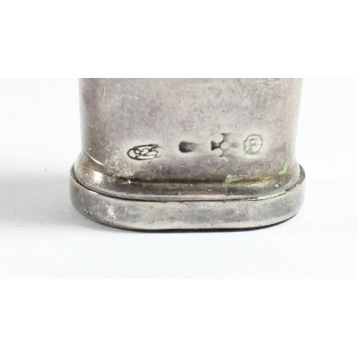 106 - Sillem's ITT Corona 925 sterling silver gas lighter, 7cm.