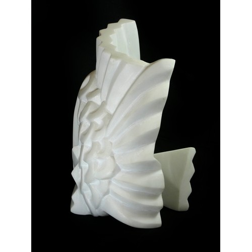 429 - Darren Yeadon, (b. 1970), Fish, Signed, Carrara marble, 31 x 32cm high. ARR
Brought up by the sea in... 