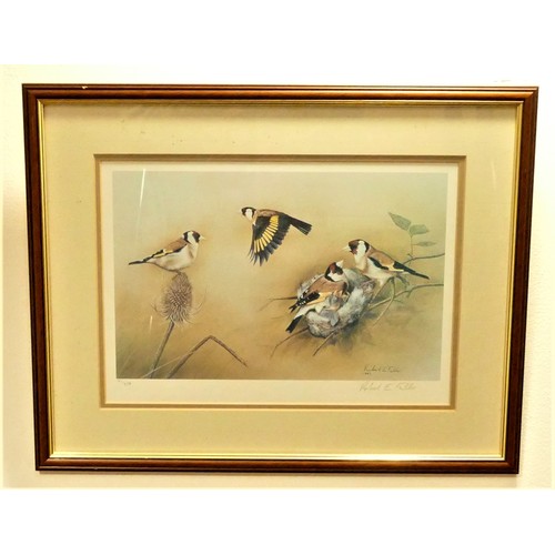 13 - Robert Fuller (b.1972), Five partridges in the snow, ltd ed print, signed and numbered in pencil 23/... 