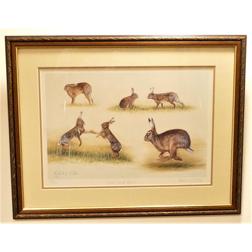 14 - Robert Fuller (b.1972), Mad March Hares, ltd ed print, signed and numbered in pencil 58/850, 26 x 40... 