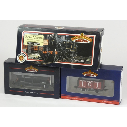 65 - Three boxed Bachmann Branch-Line OO gauge models to include, Ivatt 2-6-2 tank 41241 B.R. lined black... 