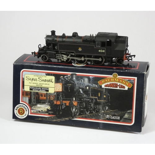 65 - Three boxed Bachmann Branch-Line OO gauge models to include, Ivatt 2-6-2 tank 41241 B.R. lined black... 