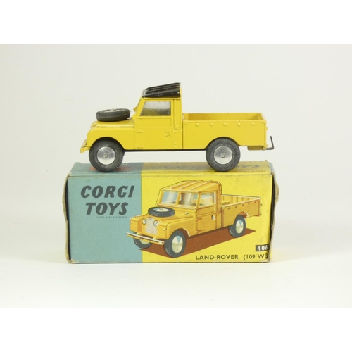 81 - A Corgi 406 Land Rover (109 WB), playworn, original box