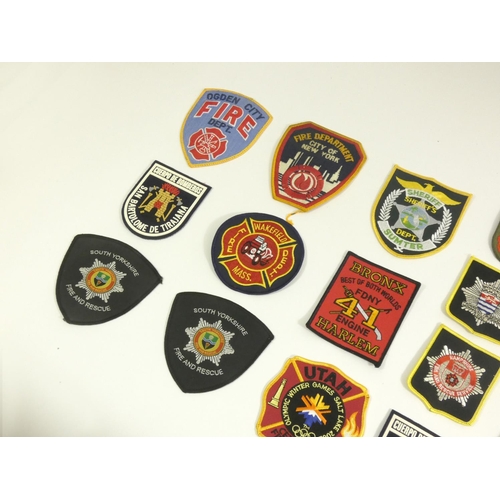 101 - A collection of thirty one Emergency Service patches, consisting mainly of American Fire Departments