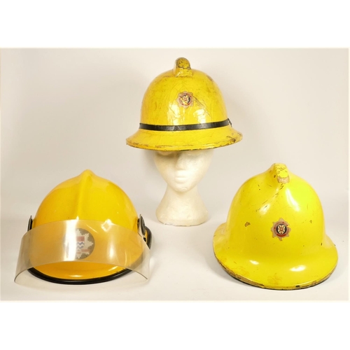 108 - A London Fire Brigade helmet with visor, manufactured by Pacific Helmets of New Zealand, together wi... 