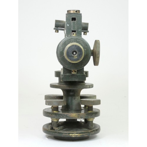 139 - A J. and W. E. Archbutt and Sons, London, 12 inch brass Theodolite, in case (bottom of case in loose... 