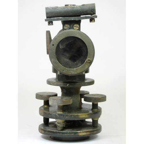 139 - A J. and W. E. Archbutt and Sons, London, 12 inch brass Theodolite, in case (bottom of case in loose... 