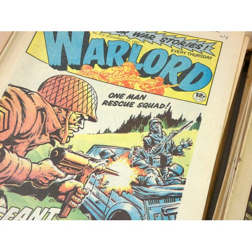 166 - A collection of over 190 issues of Warlord comic, 1980 through 1985