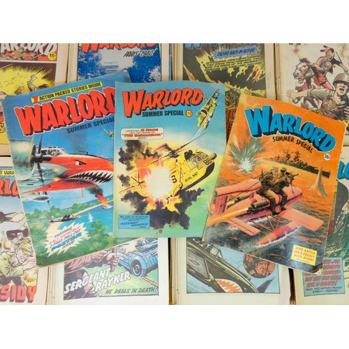 166 - A collection of over 190 issues of Warlord comic, 1980 through 1985