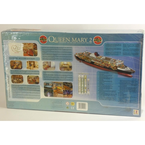 187 - Airfix Queen Mary II Set 1/600 Scale Model Kit, sealed and original box