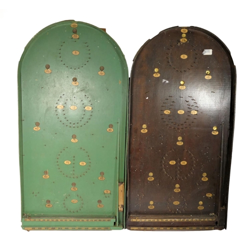 204 - Two Bagatelle games, with balls, 76cm x 39cm (2)