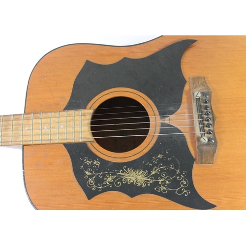 212 - A Kay KD-28 Dreadnought acoustic guitar, made in Italy, c.1969