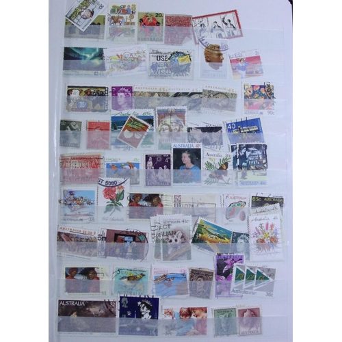 233 - A large collection of stamps to include 1970/80's presentation packs, several tins of used GB, three... 