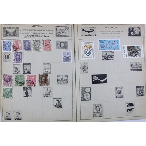 234 - A large collection of stamps, to include an album of mint 1924 - 1979, partially full, two albums of... 