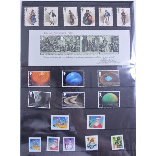 235 - A large collection of stamps to include year packs from 1984 - 2011, several school boy albums, over... 