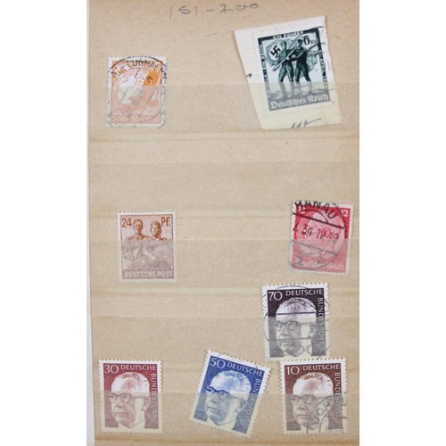 235 - A large collection of stamps to include year packs from 1984 - 2011, several school boy albums, over... 