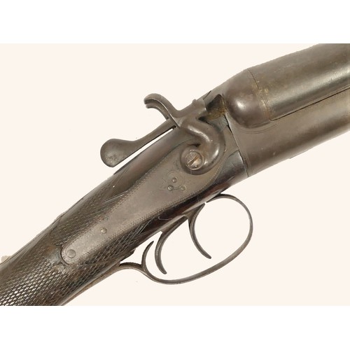 242 - WITHDRAWN
R. Robinson (Gunmakers) Ltd., Hull, a side by side pin fire shotgun, numbered 12792, 28