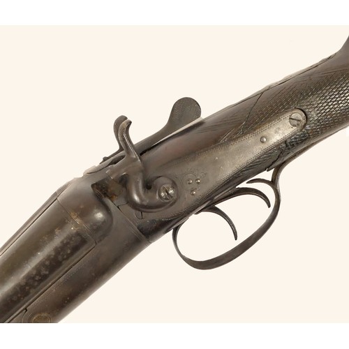 242 - WITHDRAWN
R. Robinson (Gunmakers) Ltd., Hull, a side by side pin fire shotgun, numbered 12792, 28