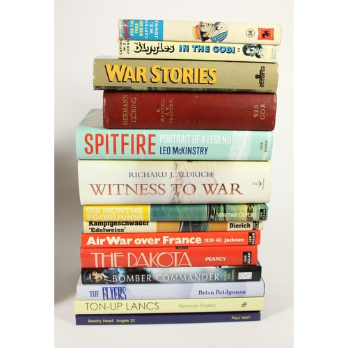 247 - A collection of military books to include, The Collapse of the Third Republic, Tiger Squadron, Air W... 