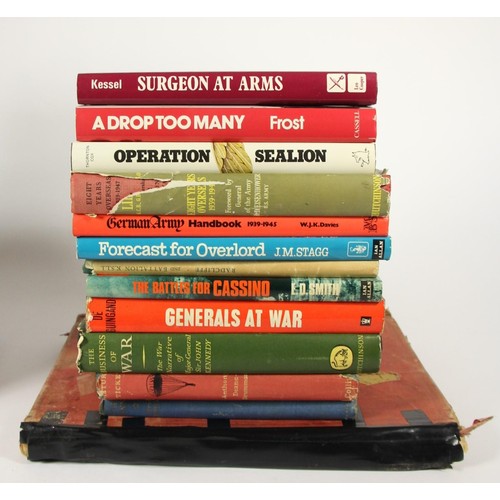 247 - A collection of military books to include, The Collapse of the Third Republic, Tiger Squadron, Air W... 