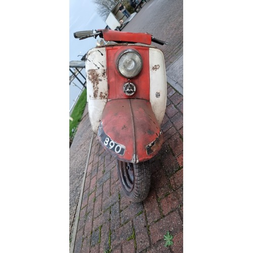 221 - c.1960 BSA Sunbeam, 250cc. Registration number not registered. Frame number not found. Engine number... 