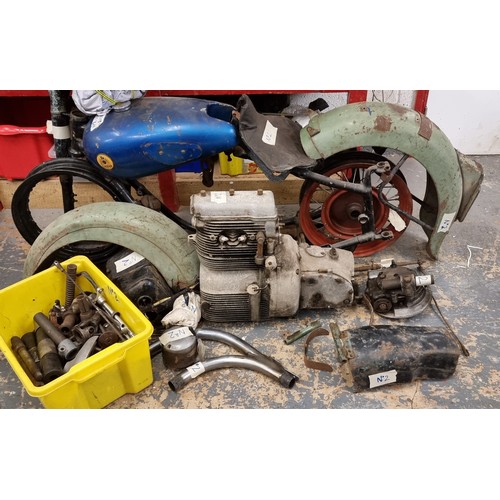 223 - 1951 Sunbeam S7, 500cc, project. Registration number, ESU 278. Frame number S7 5256. Engine S7 1024 ... 