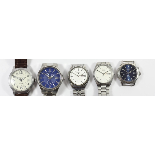 Seiko Quartz day/date, 7N43-7A50, Seiko Kinetic SQ50 5M42