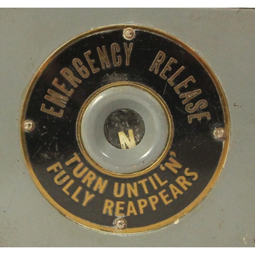 84 - A B.R emergency release instrument, manufactured by R.E. Thompson & Co Instruments LTD, from Walton-... 
