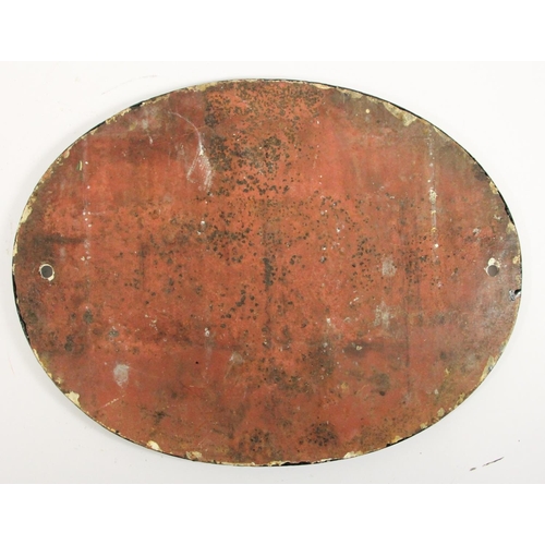 100 - A cast iron oval bridge plate, WR & GR 31