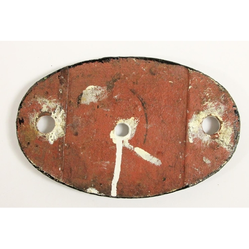 103 - A cast iron oval shed plate 51L Thornaby (1958-1973)

51L- Thornaby, was built to be converted for d... 