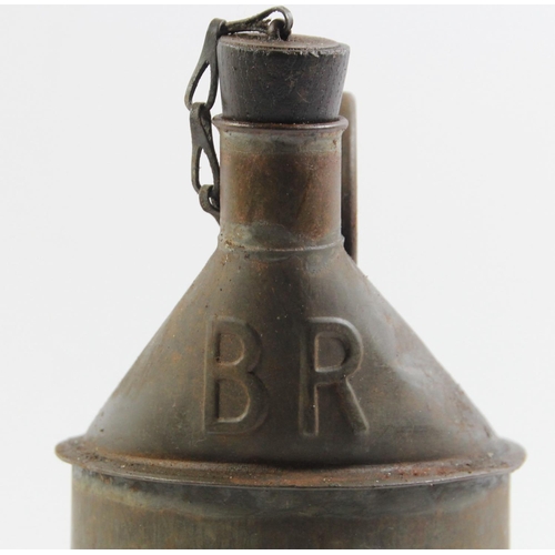 146 - A B.R. bardic lamp together with a B.R. oil can