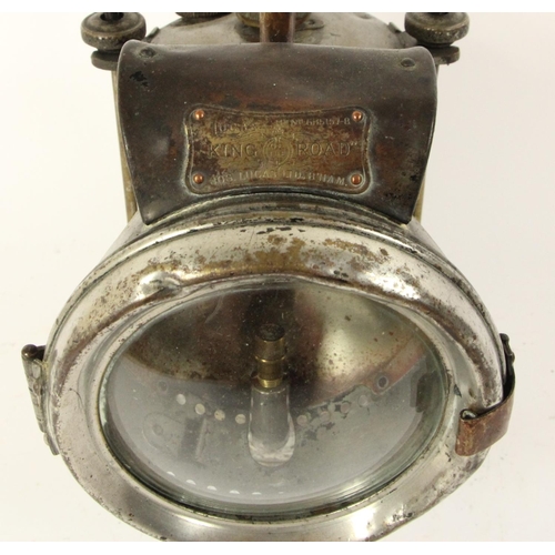 153 - A L.N.W.R carbide handlamp