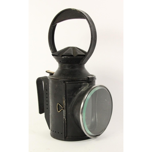 158 - A L.N.E.R 2 aspect handlamp, case stamped 'L.N.E.R LOCO', handle stamped 'Bury St.Eds, 525, complete... 