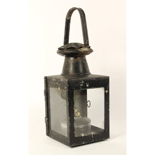 160 - A B.R(M) hand lantern, case stamped B.R(M), complete with burner