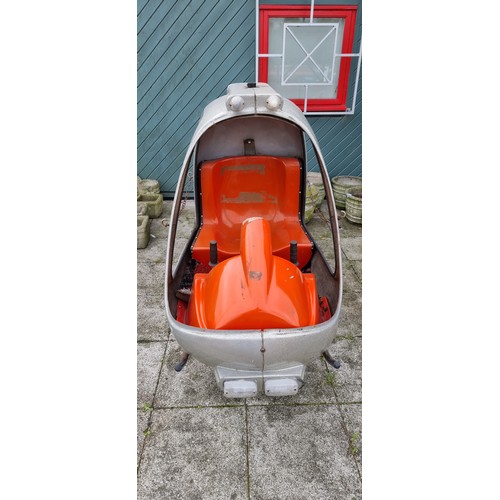 280 - A PA Ride coin operated helicopter child's amusement ride, c.1990's, with levers to raise the height... 