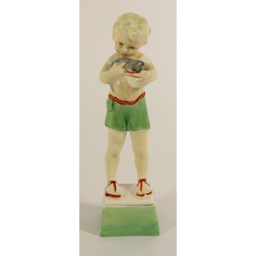 105 - Four Royal Worcester figurines to include, Friday's child is loving and giving (3261) 18cm, Thursday... 