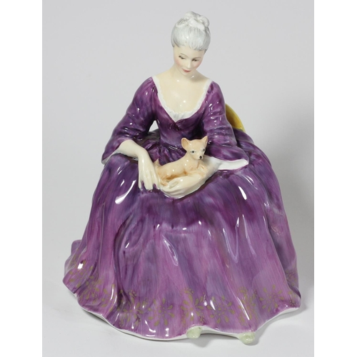 122 - Five Royal Doulton figurines to include, The Last Waltz (HN2315) 20cm, Patricia (HN3365) 24cm, Charl... 