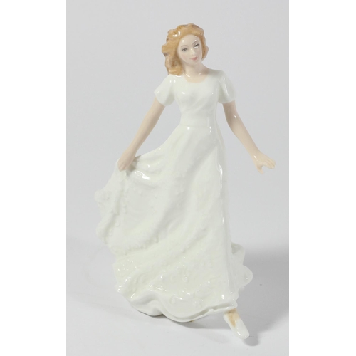 122 - Five Royal Doulton figurines to include, The Last Waltz (HN2315) 20cm, Patricia (HN3365) 24cm, Charl... 