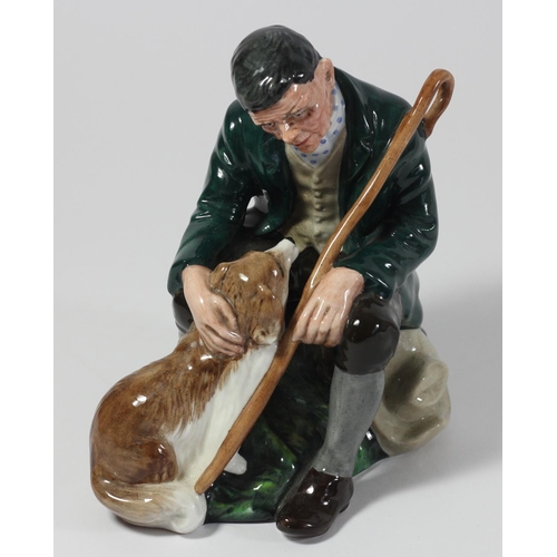 123 - Two Royal Doulton figurines to include, The Master (HN2325) 16cm and The Old Balloon Seller (HN1315)... 