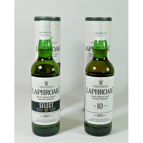 176 - Laphroaic single malt, Select and Aged ten Years (2)